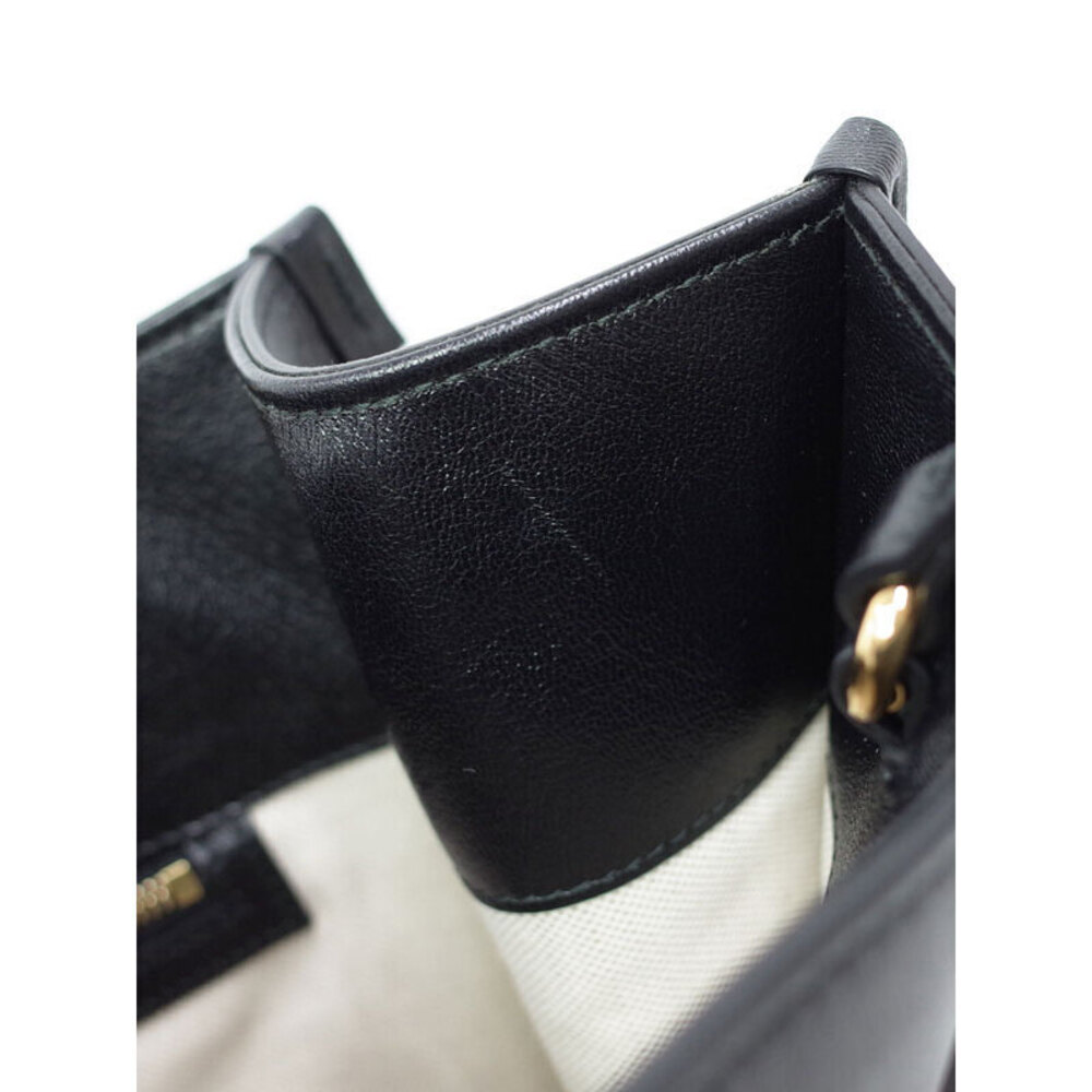 Gucci Horsebit 1955 Tote Bag Leather Black - Picture 7 of 9